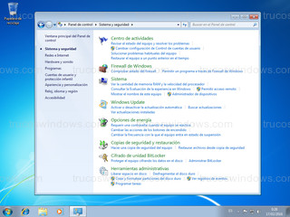 Windows 7 - Sistema y seguridad