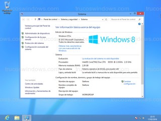 Windows 8 - Sistema