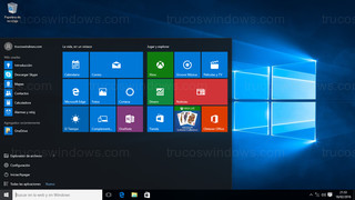 Windows 10 - Menú de Inicio