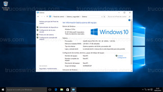 Windows 10 - Sistema