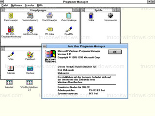 Windows 3.11 - Programm-Manager