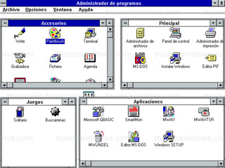 Windows 3.1 - Administrador de programas