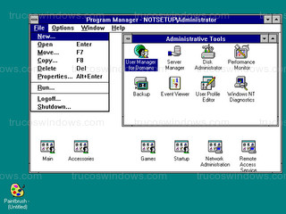 Windows NT 3.51 - Administrador