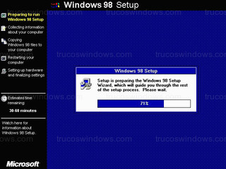 Windows 98 Second Edition - Setup