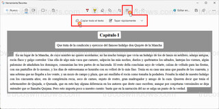 Herramienta Recortes - Copiar todo el texto